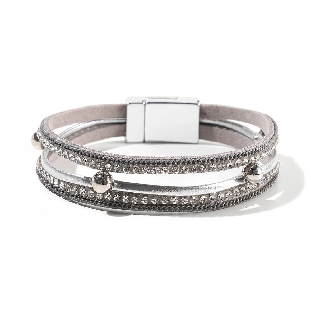 Genuine Leather Wrap Bracelet