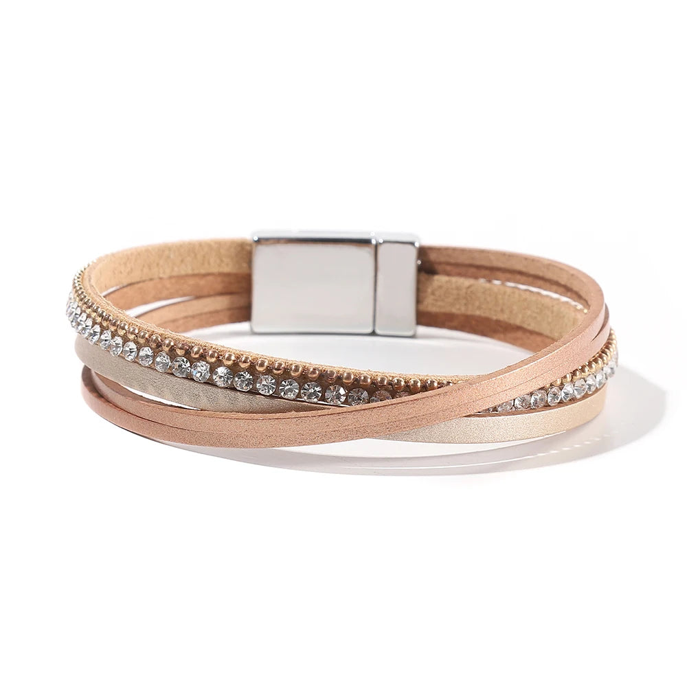 Genuine Leather Wrap Bracelet