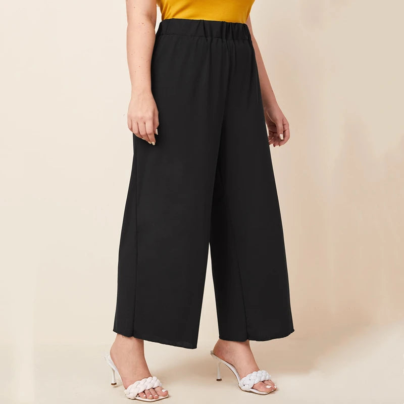 Black  Wide Leg Pants