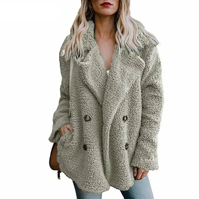 Casual Solid Long Parka