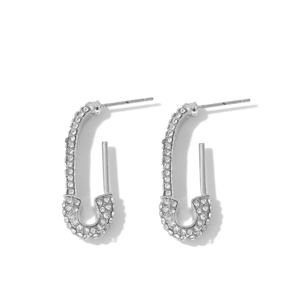 Paper Clip Pin Earrings