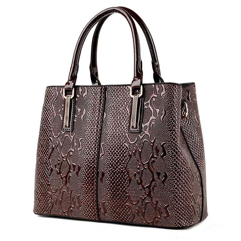 Luxury Patent Leather Handbag