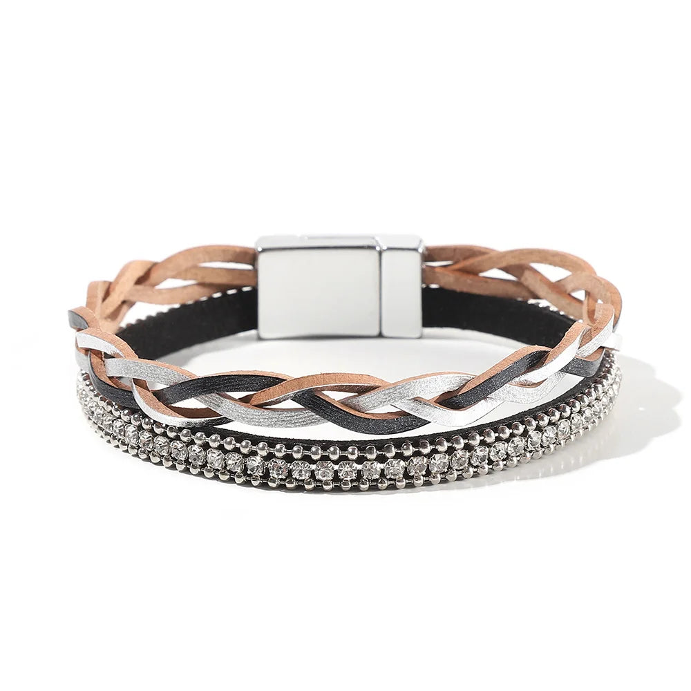 Genuine Leather Wrap Bracelet