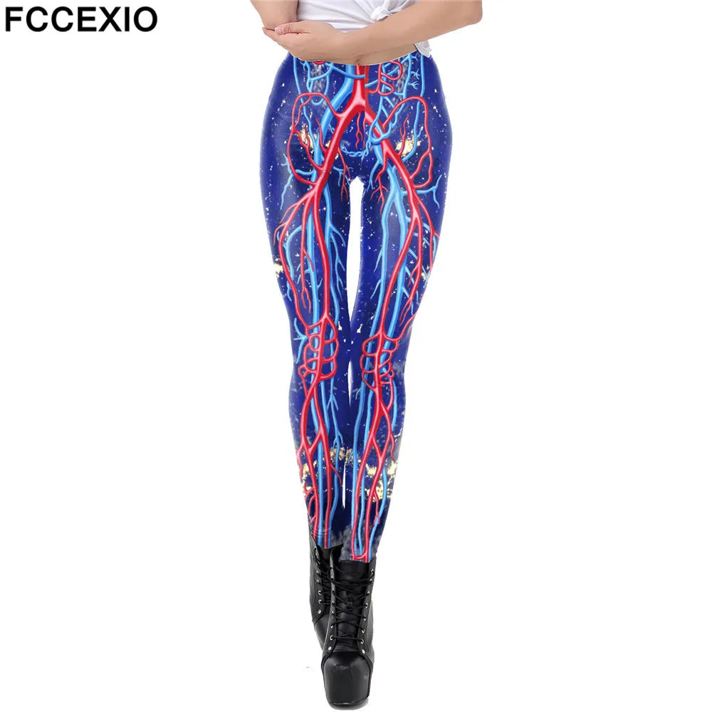 Gothic Style Skull New Design Leggings