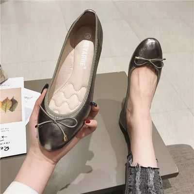 Shoes Round Ballet Flat Shoes