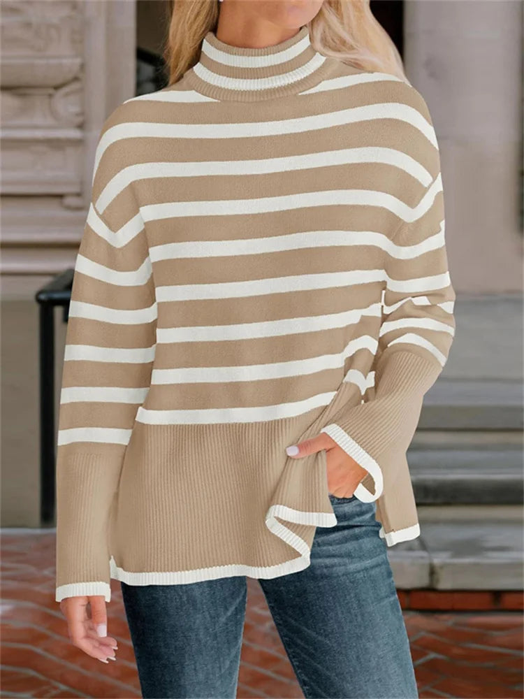 Striped Print Sweater