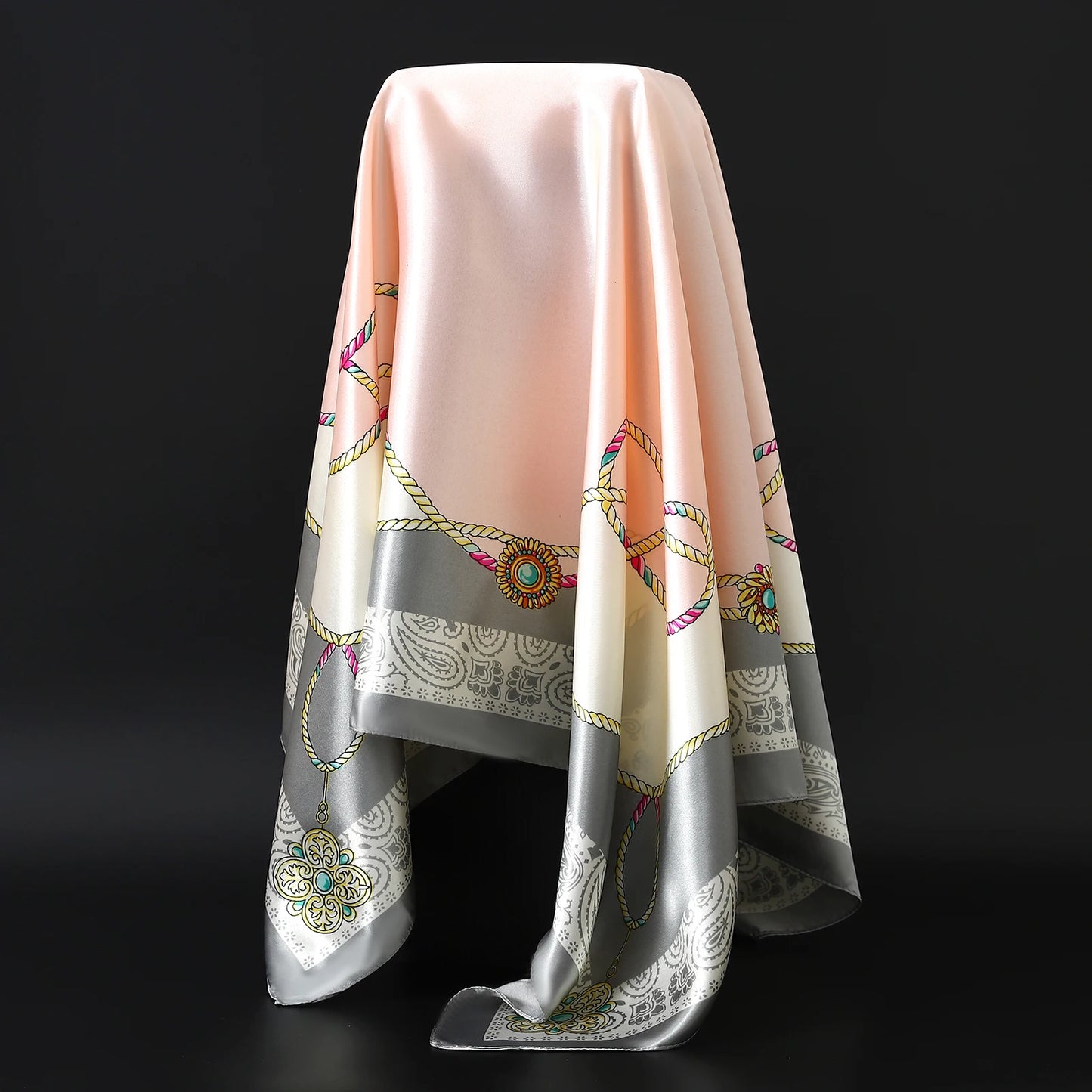 90*90cm Square Silk Scarf