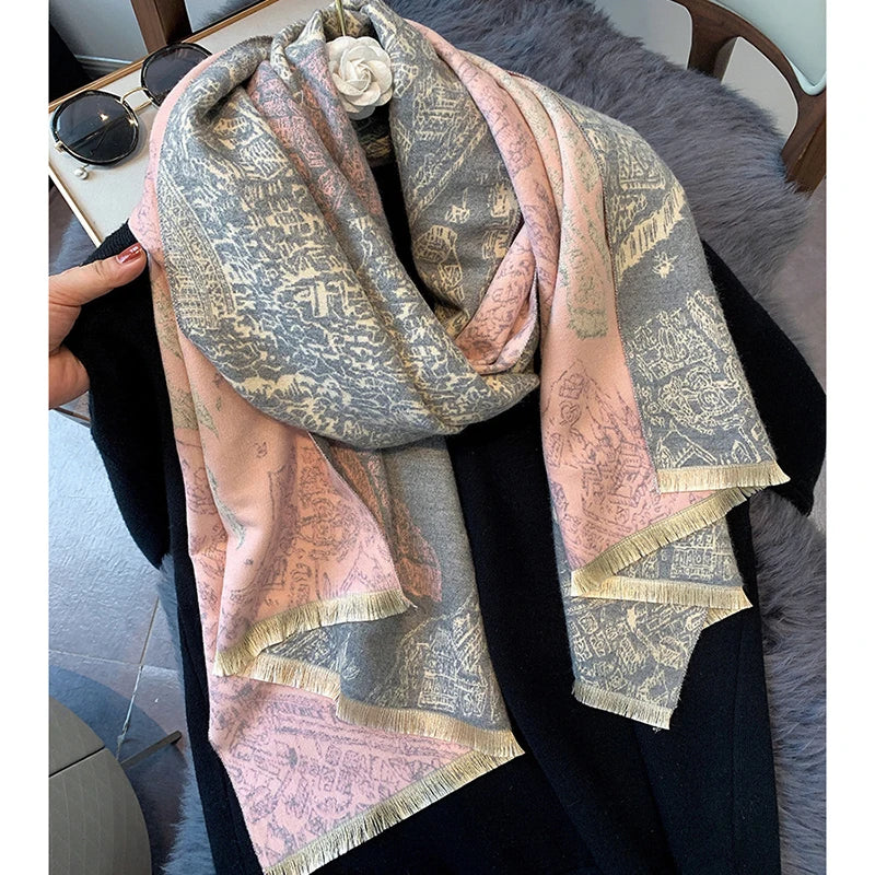 Luxury Winter Cashmere Scarf