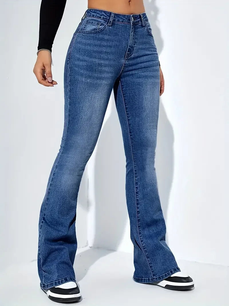 High Waist Flare Jeans