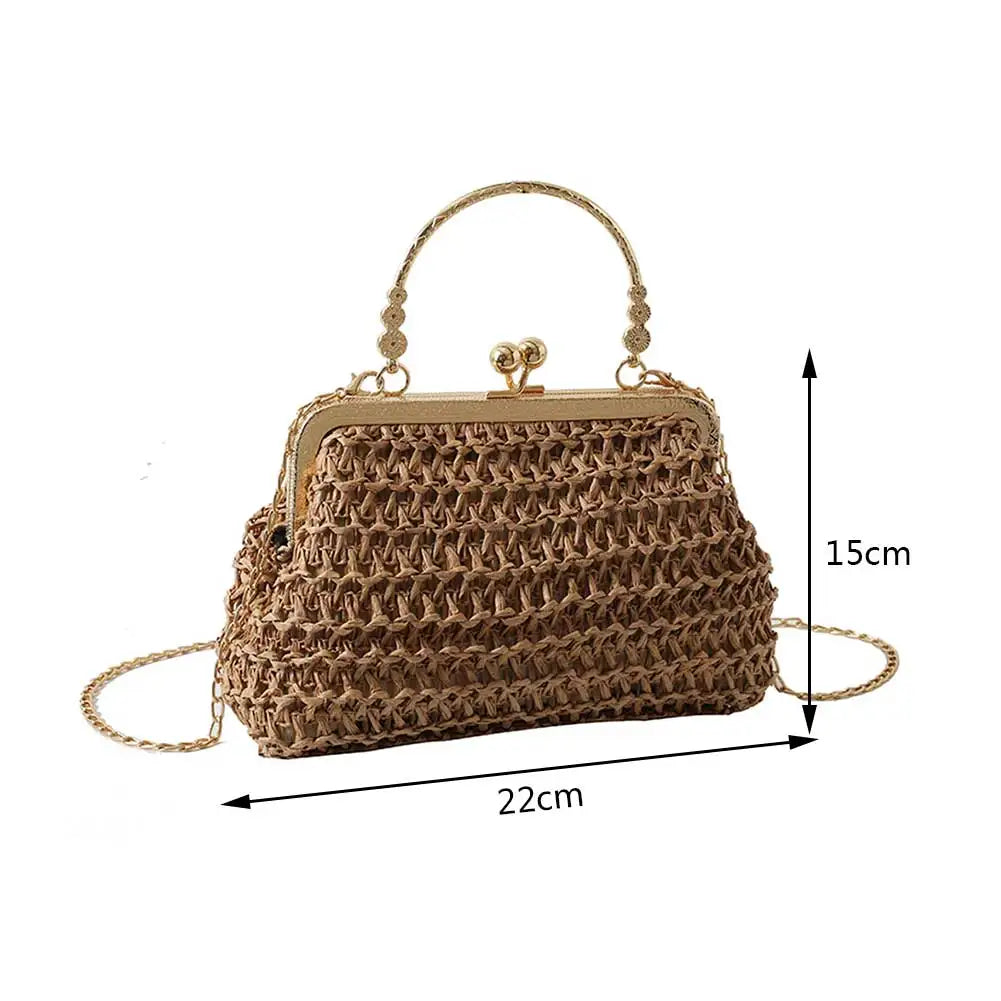 Trendy Straw Weave Shoulder Bag