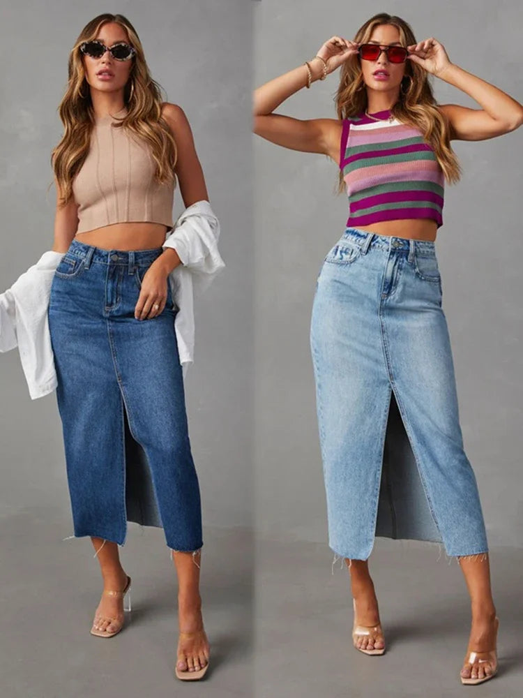 Women Jeans Skirts