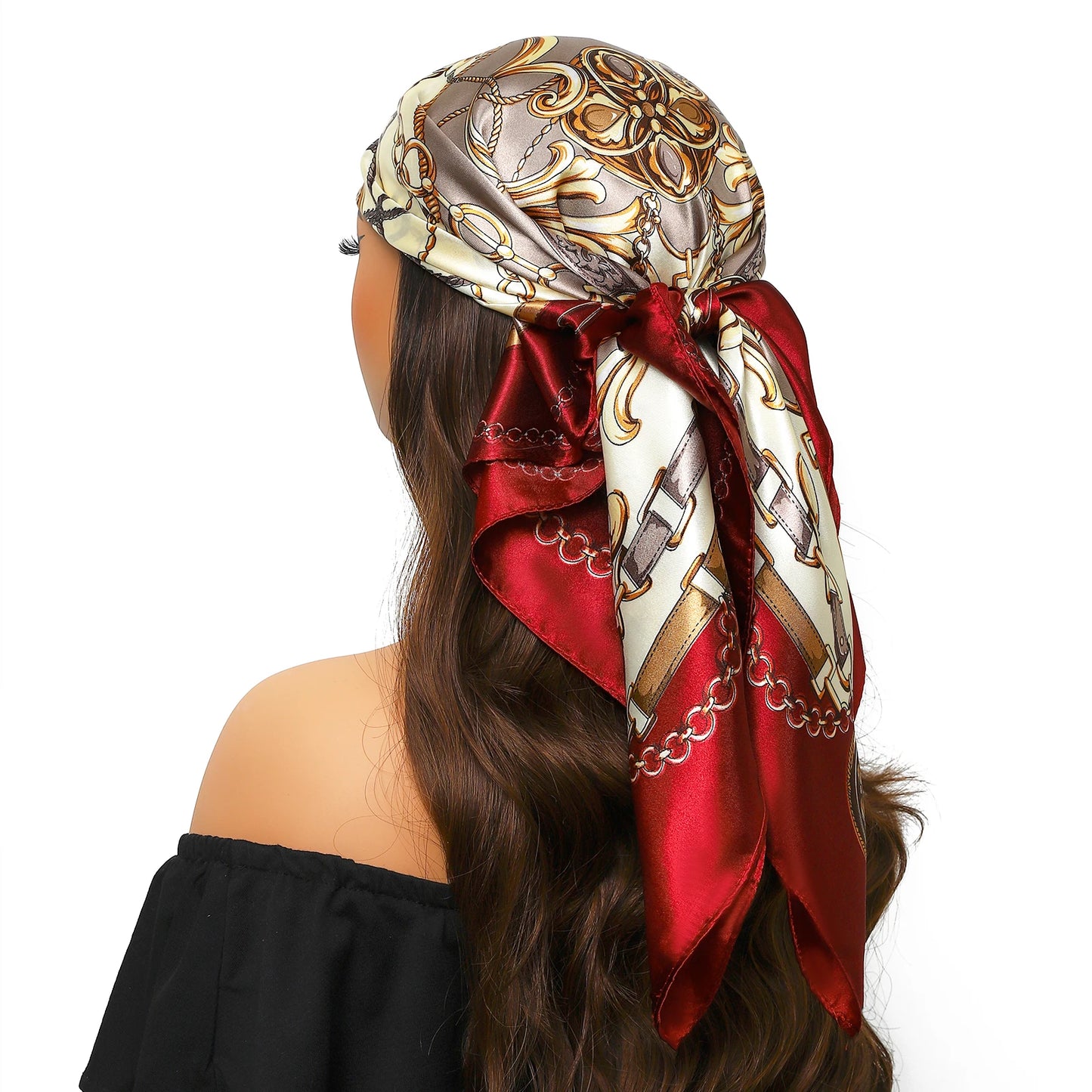 90*90cm Square Silk Scarf