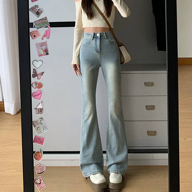 High Waist Flare Jeans