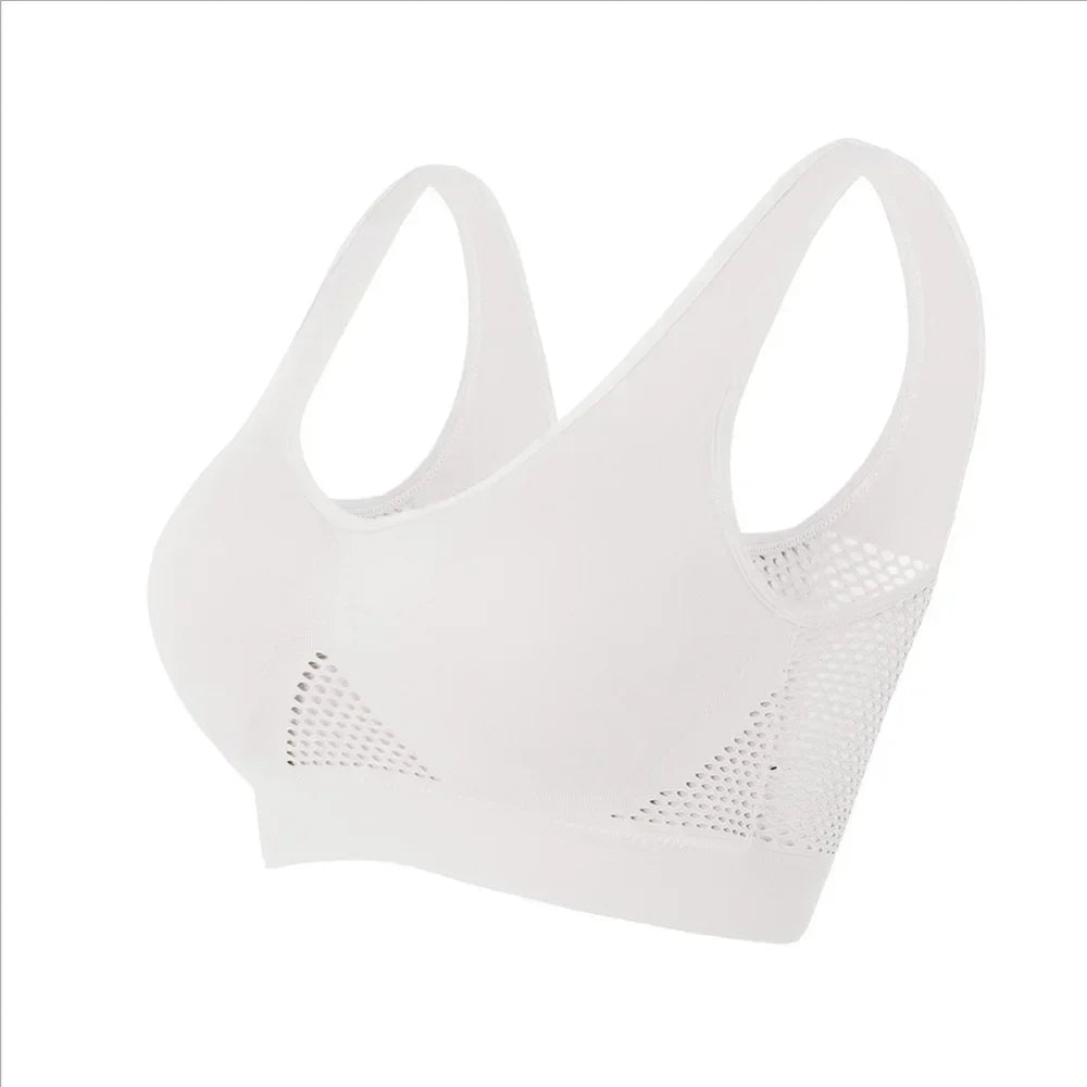 Seamless Mesh Sports Bra