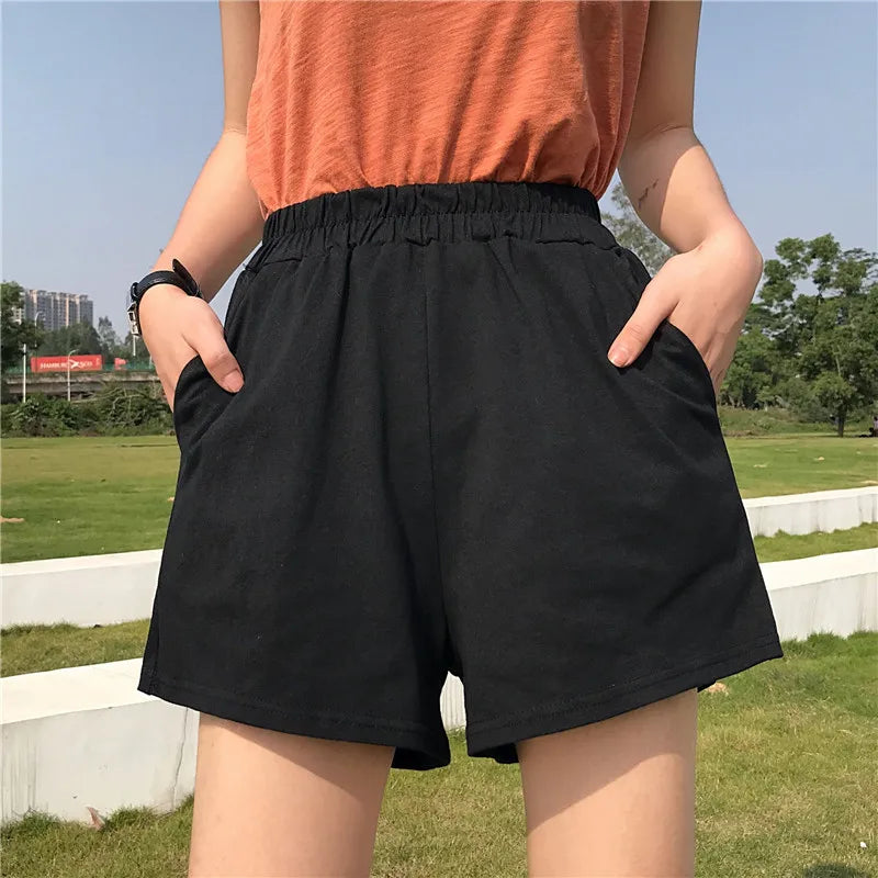 Casual Black Shorts