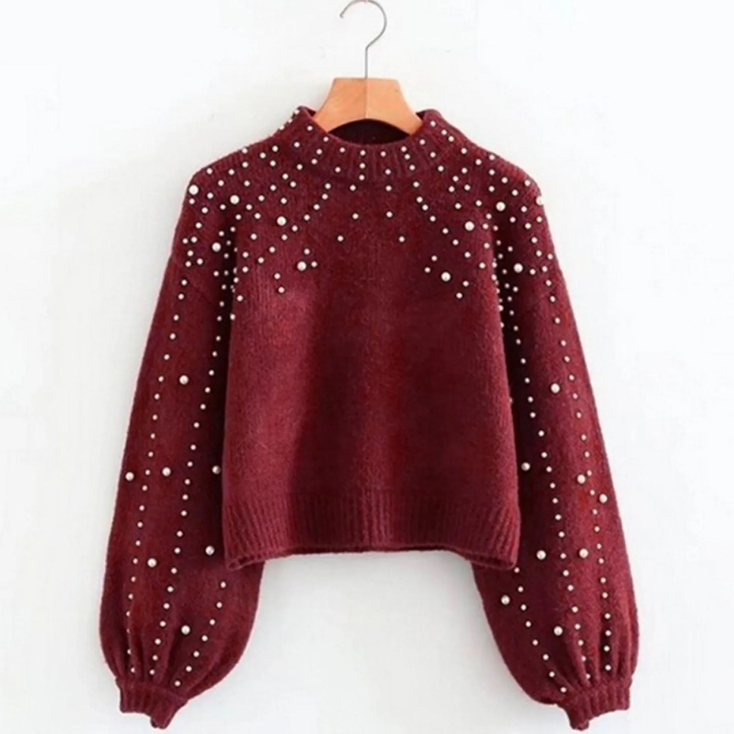 Elegant Beaded Sweater