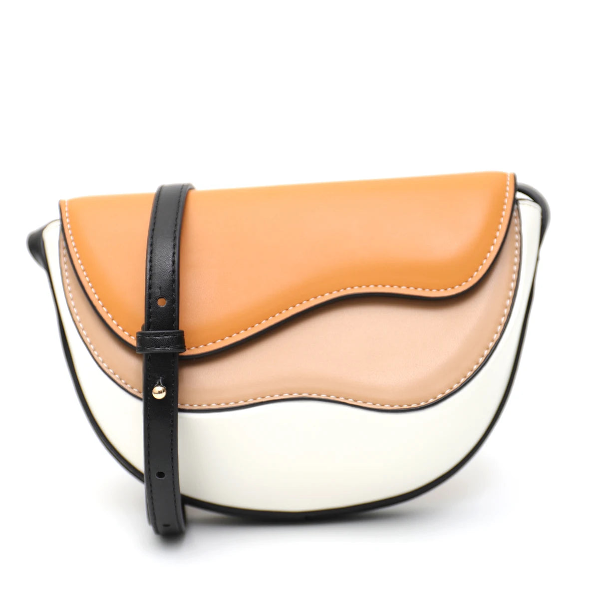 Contrast Color Crossbody Bag