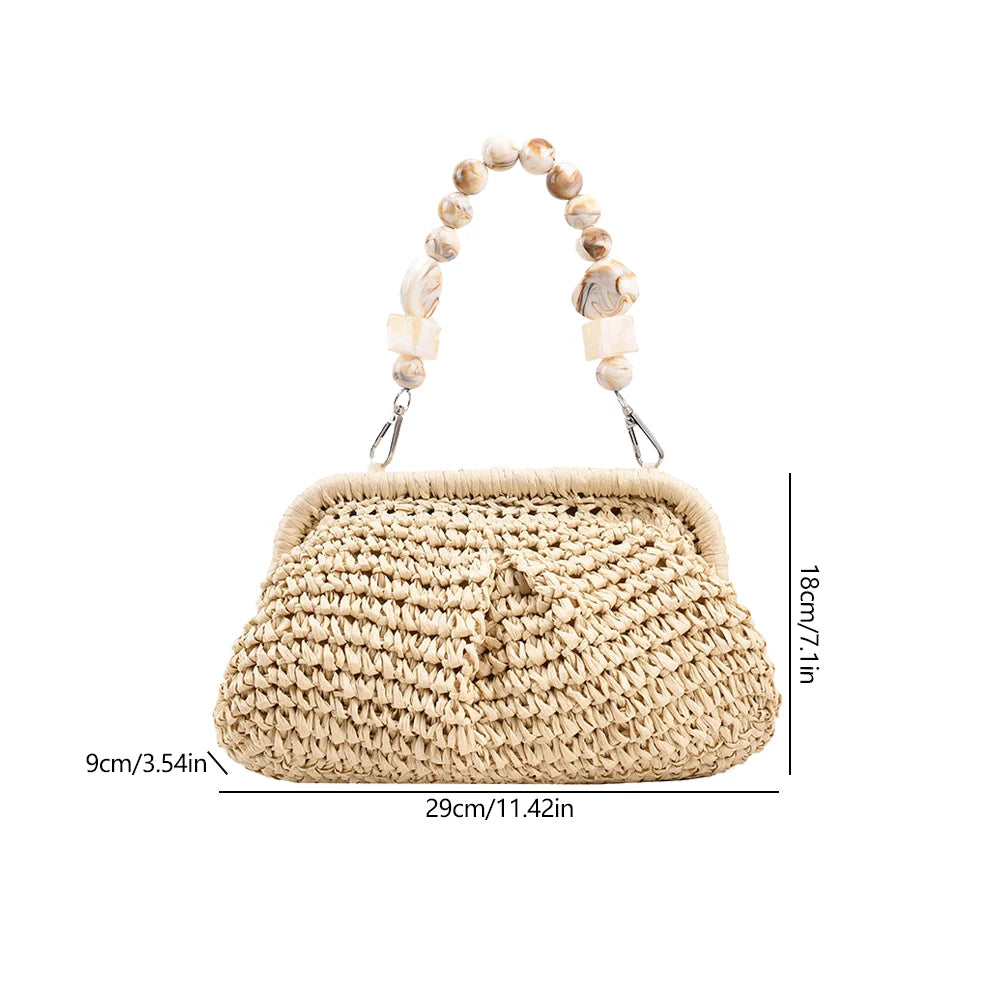 Trendy Straw Weave Shoulder Bag