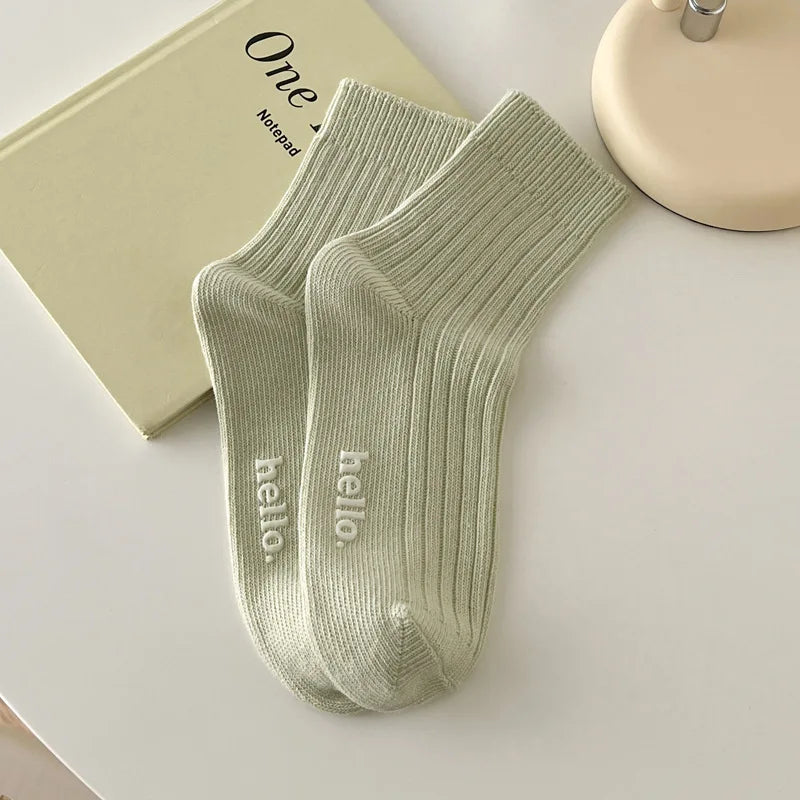 Spring Summer Cotton Socks