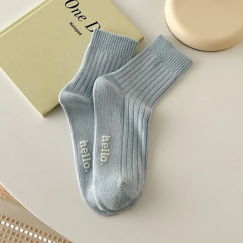 Spring Summer Cotton Socks