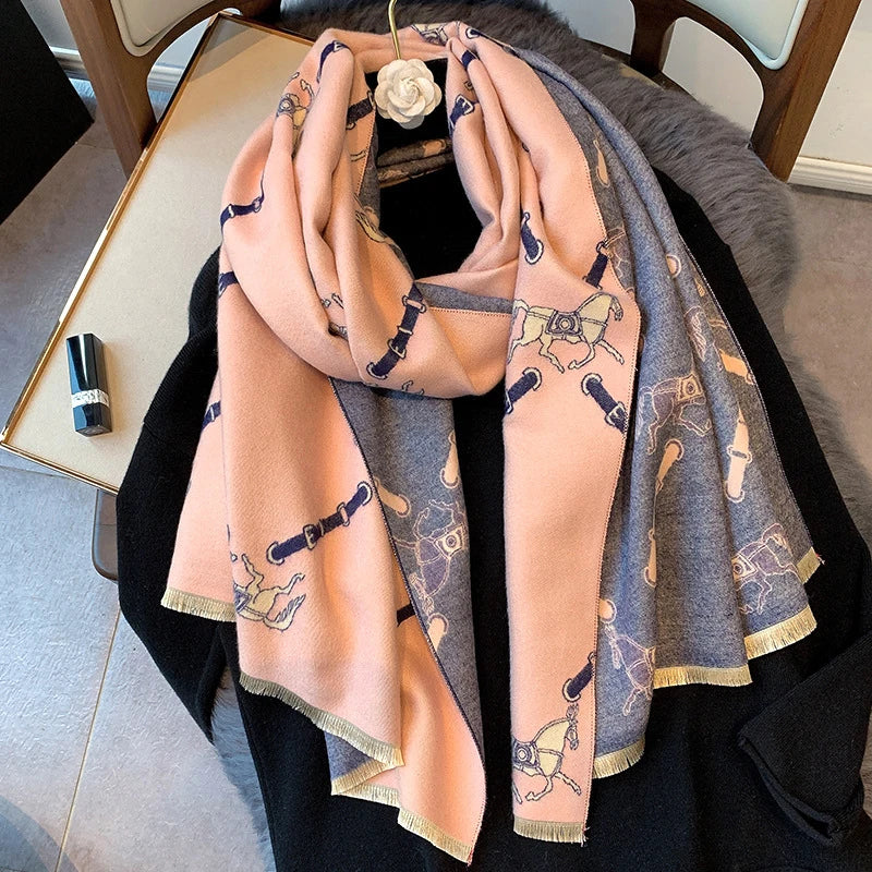 Luxury Winter Cashmere Scarf