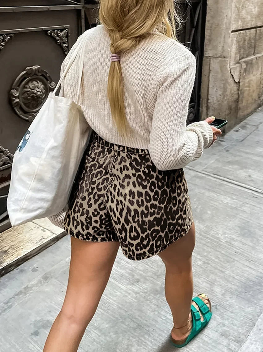 Leopard Print Short