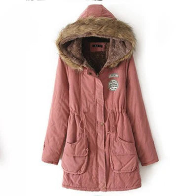 Casual Solid Long Parka