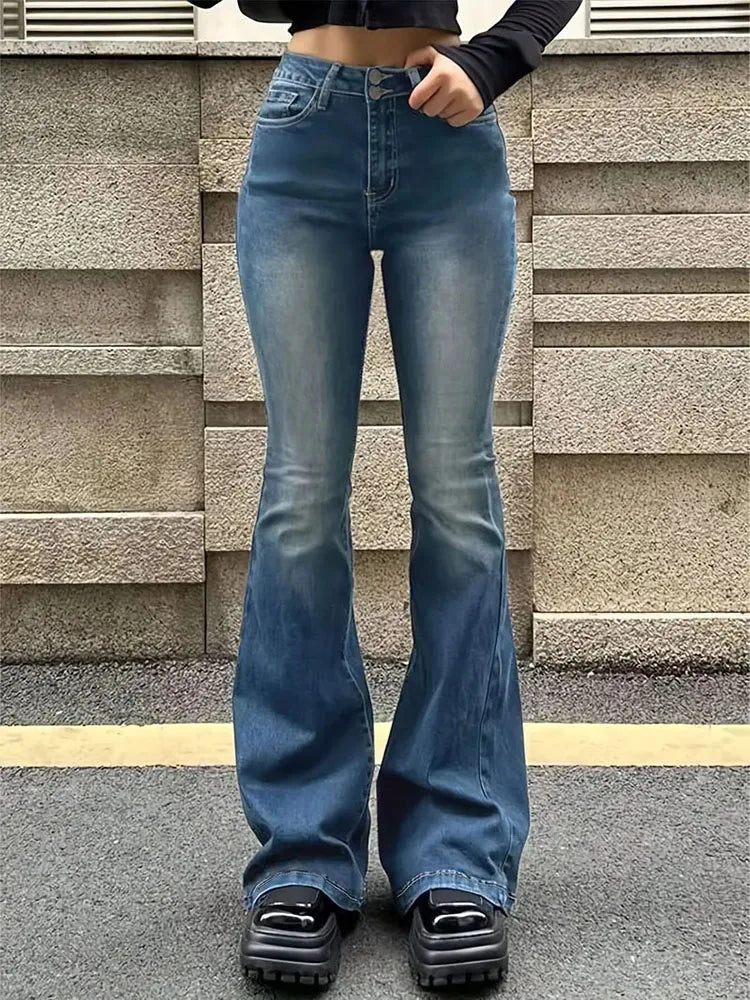 High Waist Flare Jeans