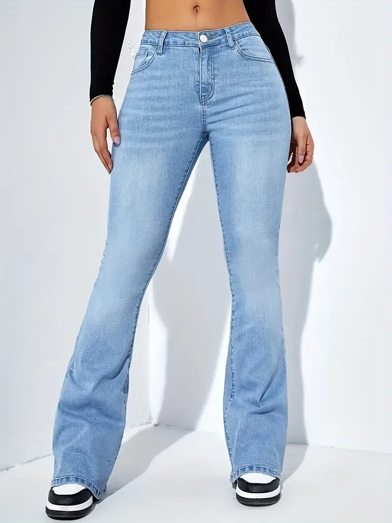 High Waist Flare Jeans