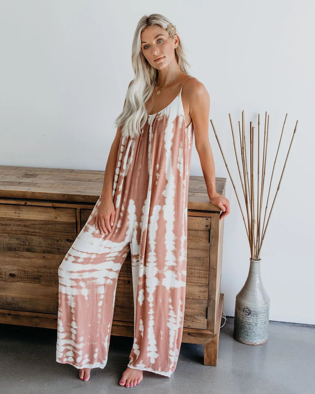 Tie Dye Summer Jumpsuit