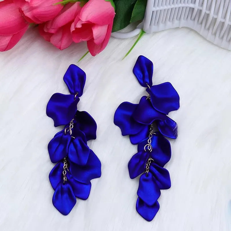 Bohemian Blue Geometric Earrings